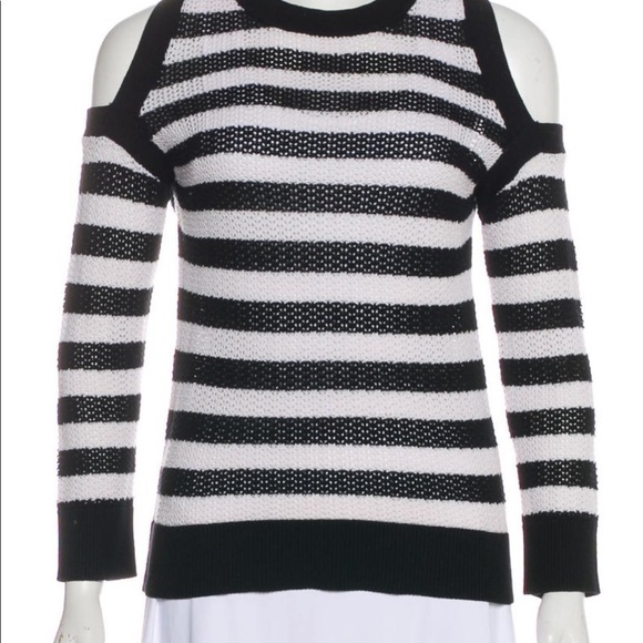 rag & bone Tops - Rag & Bone Striped Cold-Shoulder Sweater size -S/P